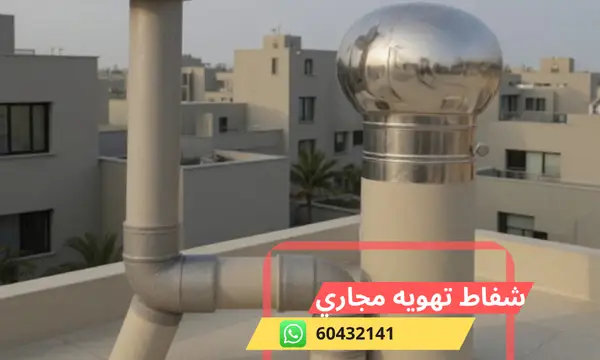 شفاط تهويه مجاري علي السطح 60432141 فني تركيب شفاطات الكويت